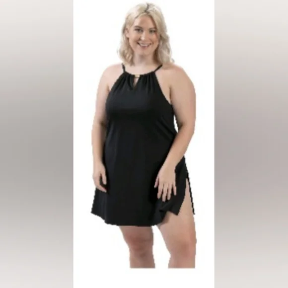 Dolfin | Swim | Womens Dolfin Aquashape Upf 5 Aline Swim Dress 22 | Poshmark